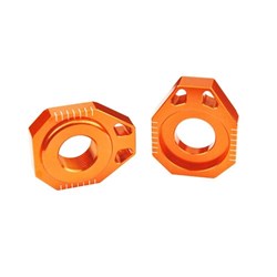 SCAR AXLE BLOCKS KTM (25MM) 125-525 SX-SX-F-XC-XC-F 2013-22 ORG