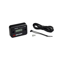 SCAR HOUR METER BLK