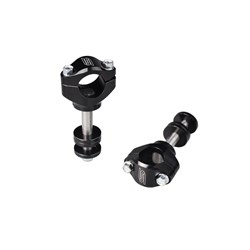 SCAR BAR MOUNT TAPERED (1 1/8) 28.6 H/B DIM SUIT OEM TRIPLE CLAMPS HON / YAM /FAN 30-35-40-45MM RISER