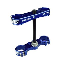 SCAR TRIPLE CLAMPS KTM 85SX 04-24 / HUSQVARNA TC 85 14-24 GASGAS MC85 21-24 (16MM OFFSET) BLU