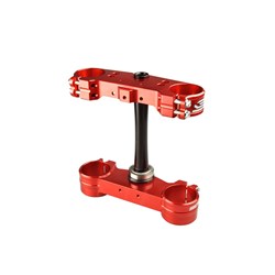 SCAR TRIPLE CLAMPS KTM / HUSQVARNA / GAS GAS (22M OFFSET) RED