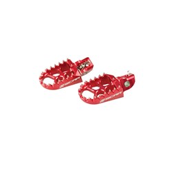 SCAR EVO RED FOOTPEGS KTM SX-SXF 16-22 / HUSKY TC-FC 16-22 / GASGAS MC 21-22 - 57MM WIDE