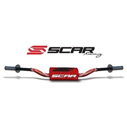 SCAR O2 H/BAR COLOR O28,6 (1 1/8") VILLOPOTO/STEWART BAR RED / PAD RED [SPC01]
