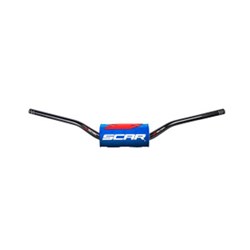 SCAR O2 H/BAR TAPERED MCGRATH/SHORT KTM BAR BLK / BLUE BAR PAD [SPC01]