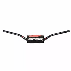 SCAR O2 H/BAR TAPERED YAMAHA YZ/YZF BAR BLK / PAD BLK [SPC01]