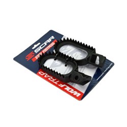 SCAR STEEL FOOTPEGS SX SXF TC FC 23-24  EXC EXCF TE FE MC EC EXF 2024 BLK