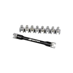 SCAR SPOKE WRENCH KIT 7 PCS