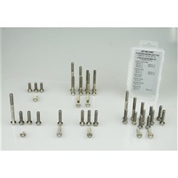 SCAR TITANIUM ENGINE BOLT KIT KTM 125SX 16-22 / HUSKY TC125 16-22 / GAS GAS MC125 21-22
