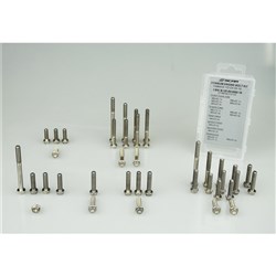 SCAR TITANIUM ENGINE BOLT KIT YAMAHA YZ125 2005-2021 - 39 PIECES