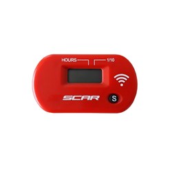 SCAR WIRELESS HOUR METER RED