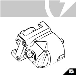 STACYC S/P (12e/16e) GEARBOX - 90 DEGREE GEARBOX