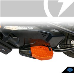 STACYC ACC (12e/16e) FOOTRESTS - EXTENDED FOOTREST - ORANGE ANODIZED