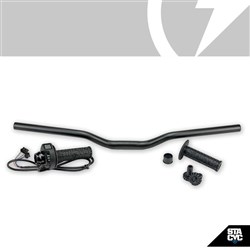 STACYC ACC (12e/16e) HANDLBARS/GRIPS/THROTTLES - 19mm HANDLEBAR CONVERSION KIT (25.4mm clamp diameter)