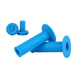 STACYC ACC (12e/16e/16elite) HANDLBARS/GRIPS/THROTTLES - GRIPS 19MM - CYAN