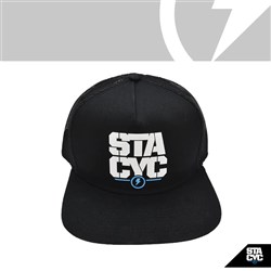 STACYC APPAREL (Hats) APPAREL - HAT TRUCKER BLACK - ADULT #