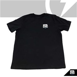 STACYC APPAREL (Tees) APPAREL - T-SHIRT STACKED LOGO - ADULT / M / BLACK #