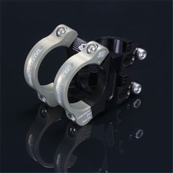 RENTHAL STEM APEX 35mm (33mm x 6 DEG RISE) BLK/ALU GOLD # (USE STM1260200501)