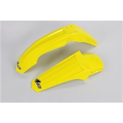 UFO SUZUKI RM85 00-25 RESTYLE FRONT AND REAR FENDER KIT (OEM)