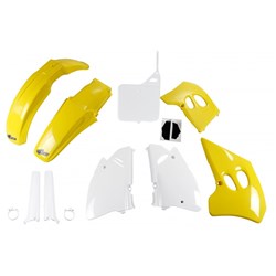 /UFO SUZUKI RM125/250 93-95 FULL PLASTICS KIT (OEM) (WAS SUKIT394E999)