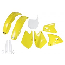/UFO RM125/250 01-05 FULL PLASTICS KIT (OEM 01-02) (WAS SUKIT401E999)