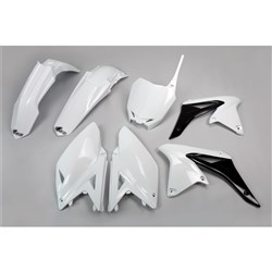 #UFO RMZ250 10-18 PLASTICS KIT (WHT)