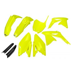 /UFO SUZUKI RMZ450 08-17 FULL PLASTICS KIT (FLUO YEL) (WAS SUKIT417DFLU)