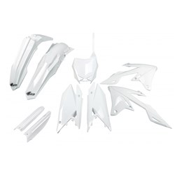 /UFO SUZUKI RMZ250 19-25/RMZ450 18-25 FULL PLASTICS KIT (WHT) (WAS SUKIT418E041)
