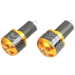 TARMAC BAR ENDS CARBON PRINT 25MM LONG GOLD