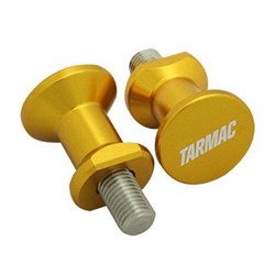 TARMAC PICK-UP KNOBS 10mmx1.25 GOLD KAWA MOST 06+ LATER INCL NINJA250/300 ZX10 ZX6R ETC