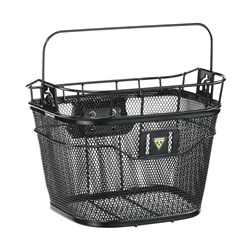 TOPEAK BASKET FRONT WITH FIXER 3 BLK