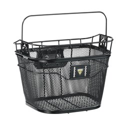 TOPEAK BASKET FRONT W/FIXER 3E BLK