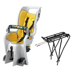 TOPEAK BABYSEAT II W/RACK FOR 26-700C (NON-DISC MOUNT) BULK BUY (1 = BOX OF 5)