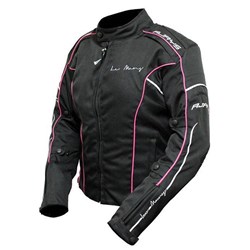 RJAYS LEMANS III LADIES JKT BLK/PNK/WHT (2XL)  [ONC01] #