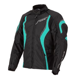 RJAYS ATHENA JKT BLK/AQUA LADIES (16)  [ONC01] #