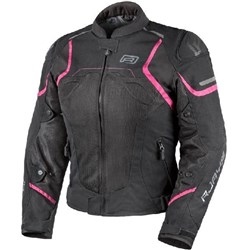 RJAYS PACE AIRFLOW JKT LADIES BLK/PNK (12)  [ONC01] #