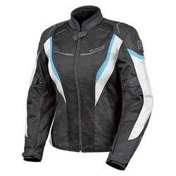 RJAYS SWIFT III JKT LADIES BLK/WHT/LIGHT BLU (08)
