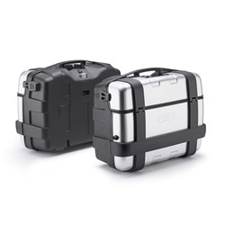 GIVI TREKKER 33L PANNIERS SILVER (PAIR) MONOKEY