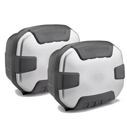GIVI TREKKER II 35L PANNIERS SILVER (PAIR) MONOKEY  [ONC01] #