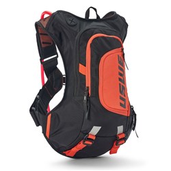 USWE MOTO HYDRO 8L DIRT BIKING HYDRATION PACK BLACK/ORANGE