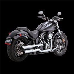 V&H TWIN SLASH 3IN SLIP-ON SOFTAIL 11-13 BLACKLINE  [ONC01] #