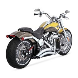 V&H BIG RADIUS 2-2 PCX CHROME SOFTAIL BREAKOUT STD/CVO 13-17 (WAS V26065)