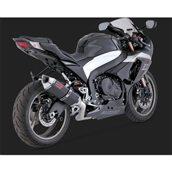 V & H CS1 SLIP ON BLK SUZUKI GSXR1000 09-11  [ONC01] #