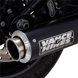 V & H SUPERSPORT SLIP-ON BLACK SOFTAIL 25- (EXC FATBOY & BREAKOUT)