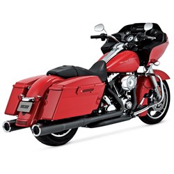 V&H HI-OUTPUT SLIP-ONS BLACK TOURING 95-16  [ONC01] #