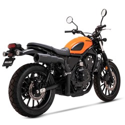 VH HI-OUTPUT SLIP-ON BLACK HONDA SCL500 2023