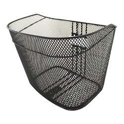 X-TECH BASKET FRONT CITY WIRE FIXED BLACK (4 PIECSES - INC STAY BRACKET AND BOLTS) (2I2) #