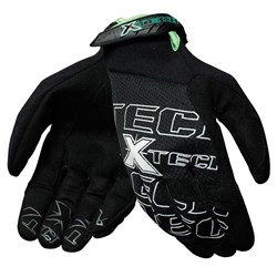 X-TECH BATTLE MECHANICS GLOVES BLK/GRN (MD) [ONC01] #