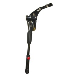 X-TECH KICK STAND - REAR MOUNT ADJUSTABLE DISC BLACK (2E)