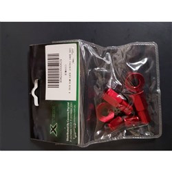 X-TECH RIM LOCK SPACERS DARK RED