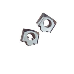 X-TECH MXC-3 BAR MOUNT 22.2MM (7/8) SILVER -FITS ON TOP OF OEM CLAMPS 20MM HIGH